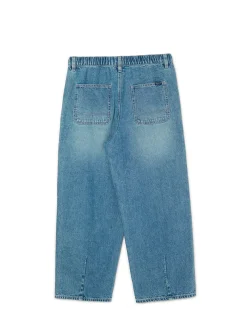 Jeansy skater z gumą w pasie