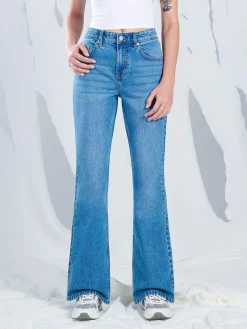 Jeansy skinny flare