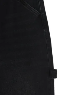 Jeansy straight w stylu retro