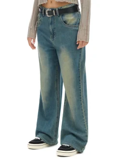 Jeansy wide leg PETITE