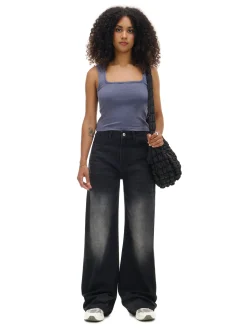 Jeansy wide leg typu barrel