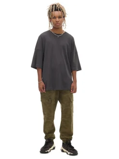 Joggery cargo z nadrukiem camo