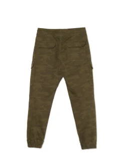 Joggery cargo z nadrukiem camo