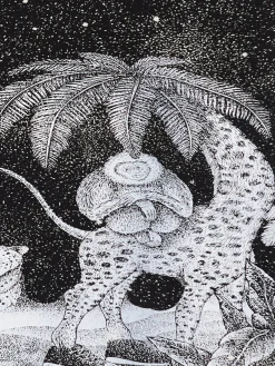 Koszula oversize z artystycznym nadrukiem