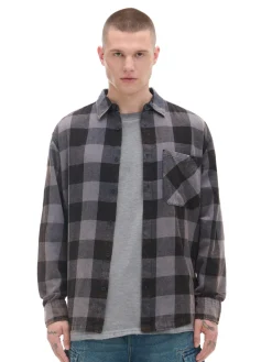 Koszula w kratę z kieszonką