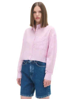 Koszula w różowe paski