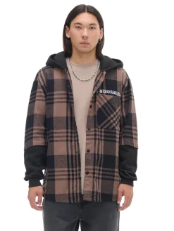 Koszula z kapturem i kieszeniami