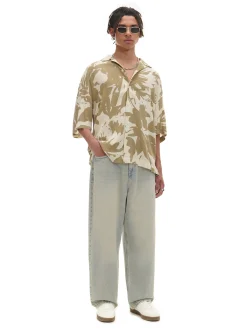 Koszula z krótkim rękawem i deseniem