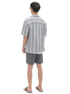 Koszula z krótkim rękawem w paski