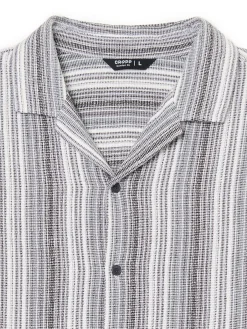 Koszula z krótkim rękawem w paski