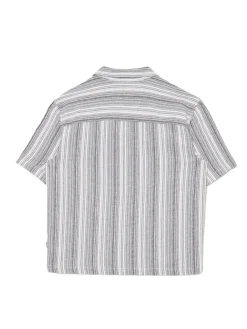 Koszula z krótkim rękawem w paski