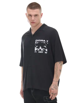 Koszula z nadrukiem Pusha T.