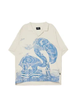 Koszula z wiskozy ze zwierzęcym motywem