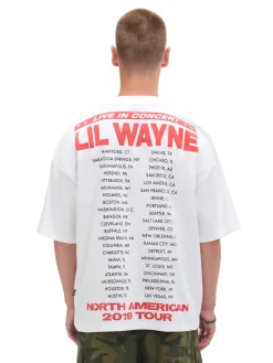 Koszulka Lil Wayne z trasą koncertową
