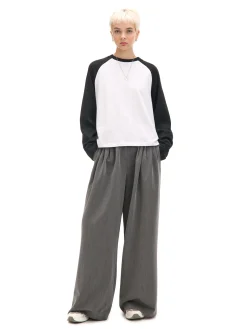 Koszulka longsleeve z czarnymi rękawami