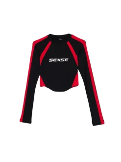 Koszulka longsleeve z racingowym nadrukiem