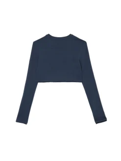 Koszulka longsleeve z uśmiechniętym nadrukiem