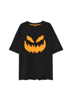 Koszulka z haftem Halloween