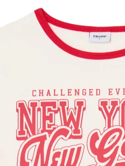 Koszulka z kontrastowym wykończeniem