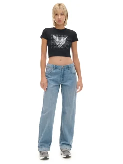 Koszulka z nadrukiem kota