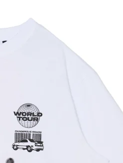 Koszulka z nadrukiem typu graffiti