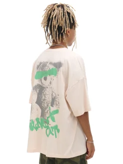 Koszulka z napisem w stylu graffiti