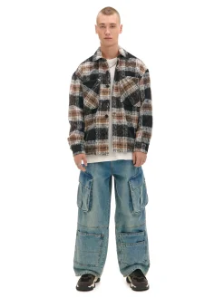 Kraciasta koszula z miękkim wykończeniem