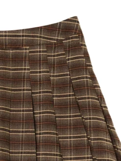 Kraciasta spódnica mini w stylu retro