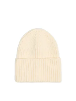 Kremowa czapka beanie