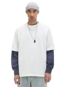 Kremowa gładka koszulka