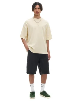 Kremowa koszulka basic