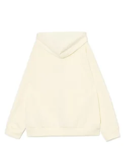 Kremowa rozpinana bluza z kapturem