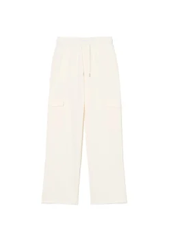 Kremowe spodnie dresowe