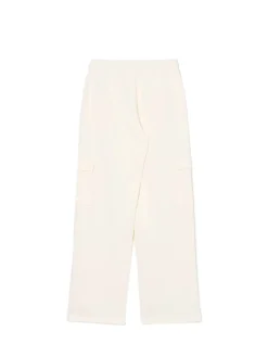 Kremowe spodnie dresowe