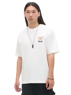 Kremowy T-shirt z kawą