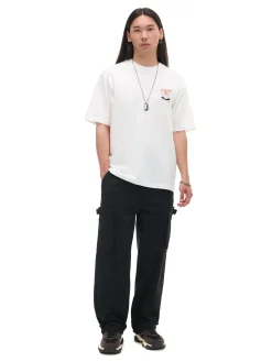 Kremowy T-shirt z kawą