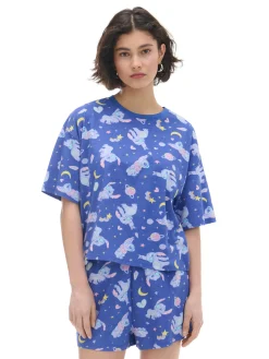 Krótka dwuczęściowa piżama ze Stitchem