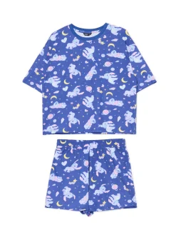 Krótka dwuczęściowa piżama ze Stitchem