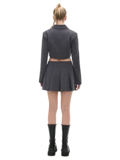 Krótka marynarka w paski