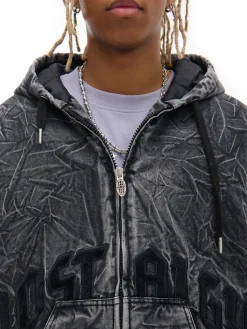 Kurtka bomber typu hoodie