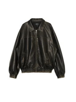 Kurtka bomber w stylu vintage