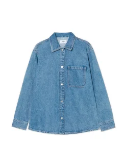 Kurtka jeansowa z efektem sprania