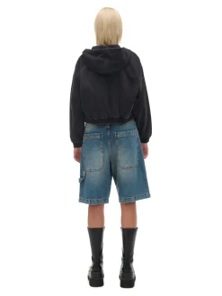 Kurtka jeansowa z efektem sprania