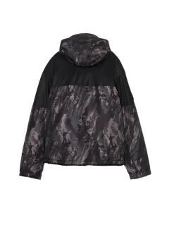 Kurtka z kapturem z nadrukiem moro
