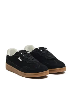 Lekkie czarne sneakersy