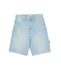 Luźne jeansowe spodenki bermudy