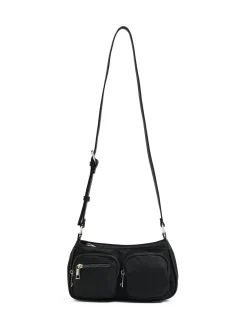 Mała czarna torebka crossbody