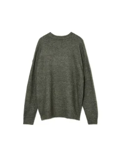 Melanżowy sweter ze skorpionem