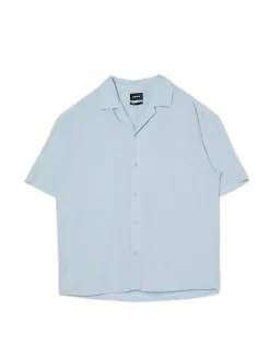 Niebieska klasyczna koszula