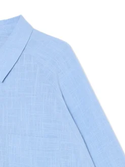 Niebieska klasyczna koszula